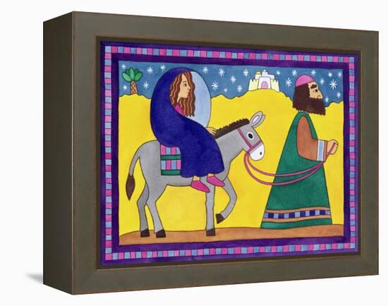 The Road to Bethlehem-Cathy Baxter-Framed Premier Image Canvas