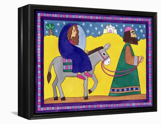 The Road to Bethlehem-Cathy Baxter-Framed Premier Image Canvas