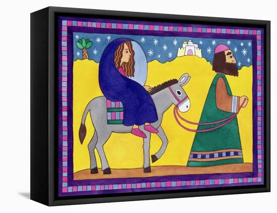 The Road to Bethlehem-Cathy Baxter-Framed Premier Image Canvas