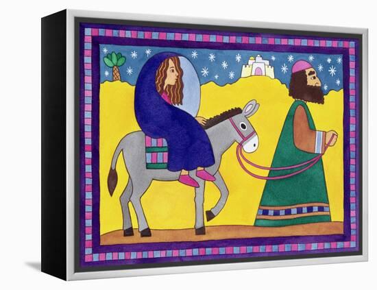The Road to Bethlehem-Cathy Baxter-Framed Premier Image Canvas