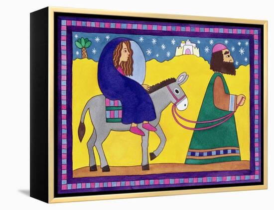 The Road to Bethlehem-Cathy Baxter-Framed Premier Image Canvas