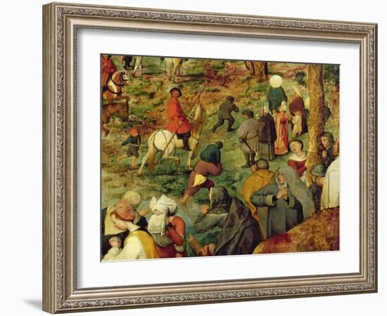 The Road to Calvary, 1564-Pieter Bruegel the Elder-Framed Giclee Print