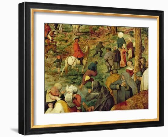 The Road to Calvary, 1564-Pieter Bruegel the Elder-Framed Giclee Print