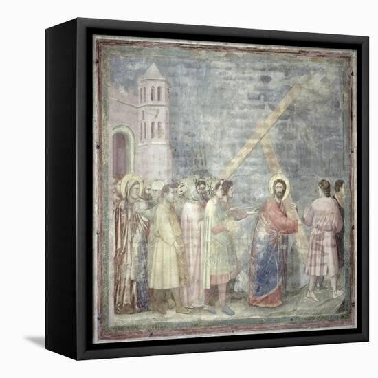 The Road to Calvary, circa 1305-Giotto di Bondone-Framed Premier Image Canvas