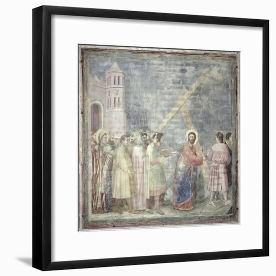 The Road to Calvary, circa 1305-Giotto di Bondone-Framed Giclee Print