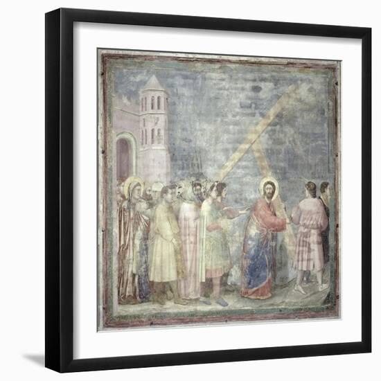 The Road to Calvary, circa 1305-Giotto di Bondone-Framed Giclee Print