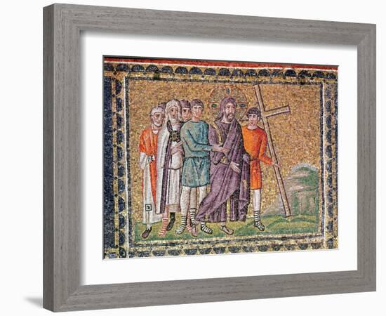 The Road to Calvary, Scenes from the Life of Christ-Byzantine School-Framed Giclee Print