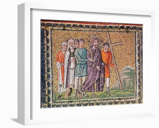 The Road to Calvary, Scenes from the Life of Christ-Byzantine School-Framed Giclee Print