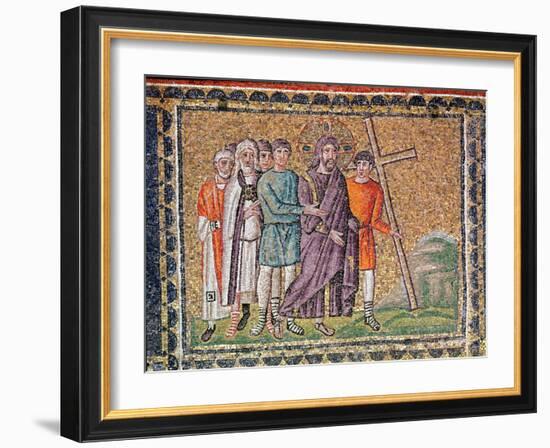 The Road to Calvary, Scenes from the Life of Christ-Byzantine School-Framed Giclee Print