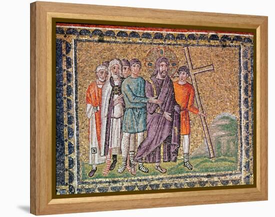 The Road to Calvary, Scenes from the Life of Christ-Byzantine School-Framed Premier Image Canvas