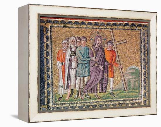 The Road to Calvary, Scenes from the Life of Christ-Byzantine School-Framed Premier Image Canvas