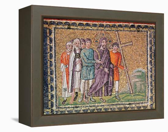 The Road to Calvary, Scenes from the Life of Christ-Byzantine School-Framed Premier Image Canvas