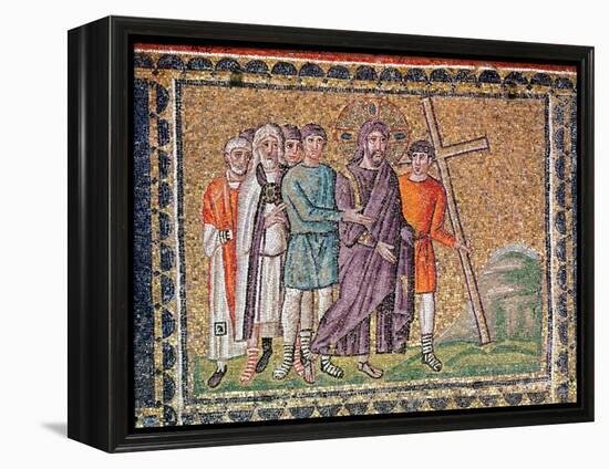 The Road to Calvary, Scenes from the Life of Christ-Byzantine School-Framed Premier Image Canvas