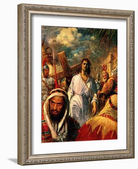 The Road to Calvary-John Millar Watt-Framed Giclee Print