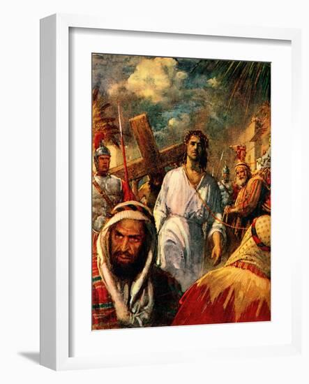 The Road to Calvary-John Millar Watt-Framed Giclee Print