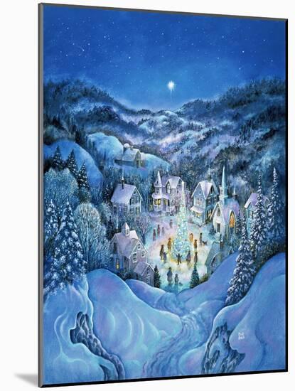 The Road to Christmas-Bill Bell-Mounted Giclee Print