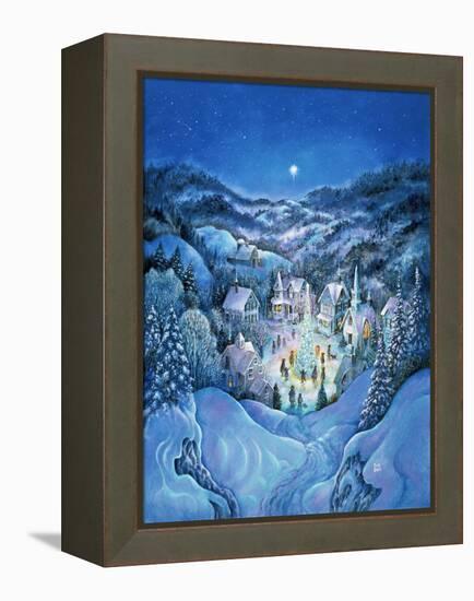 The Road to Christmas-Bill Bell-Framed Premier Image Canvas