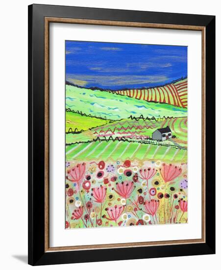 The Road to Crathes-Caroline Duncan-Framed Giclee Print