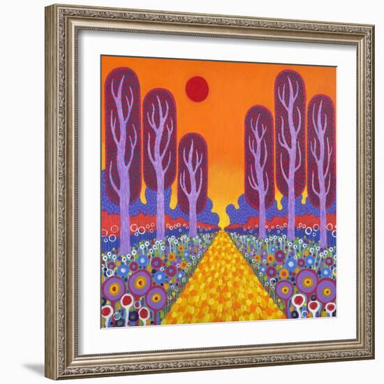The Road To Fauvesville, 2013-David Newton-Framed Giclee Print