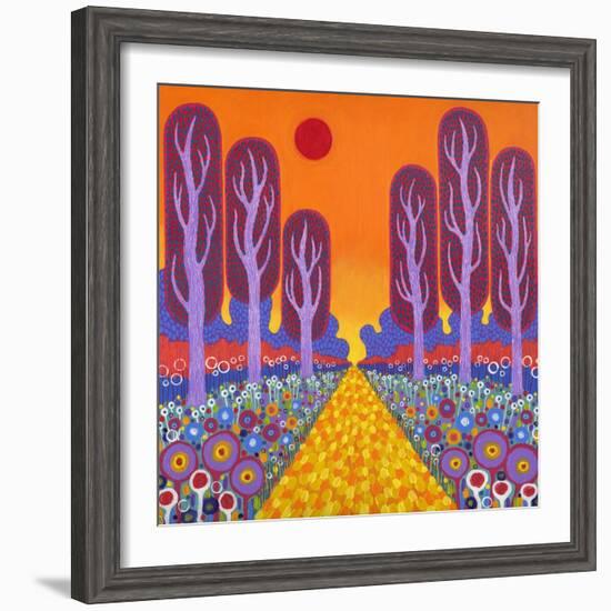 The Road To Fauvesville, 2013-David Newton-Framed Giclee Print