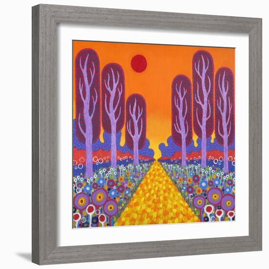 The Road To Fauvesville, 2013-David Newton-Framed Giclee Print