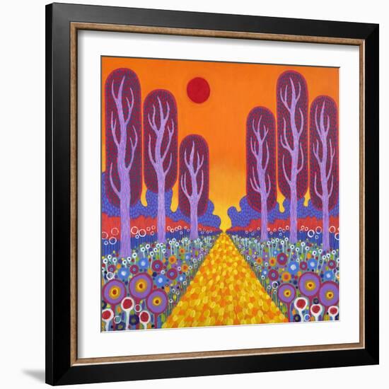 The Road To Fauvesville, 2013-David Newton-Framed Giclee Print