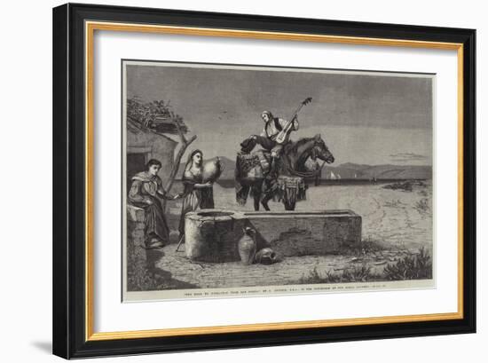 The Road to Gibraltar from San Roque-Richard Ansdell-Framed Giclee Print