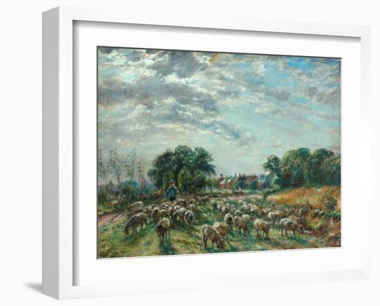 The Road to Hatfield Heath, C.1900-William Mark Fisher-Framed Giclee Print