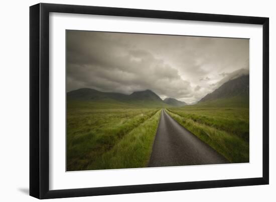 The Road To Highlands-Philippe Manguin-Framed Photographic Print