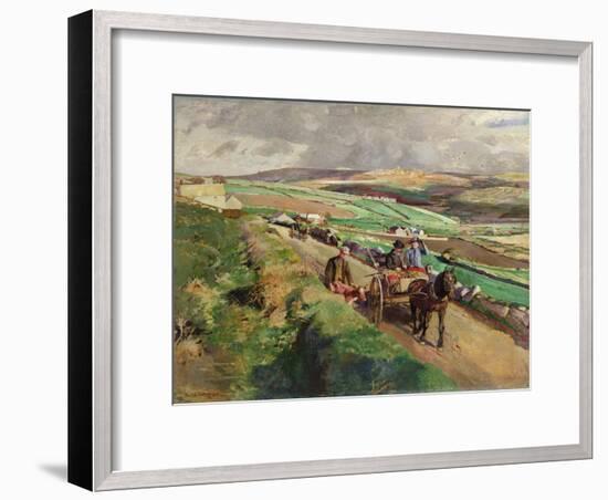 The Road to Market, 1924-Harold Harvey-Framed Giclee Print