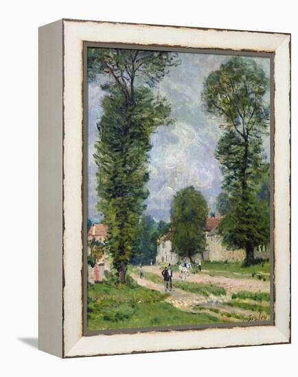 The Road to Marly-Le-Roi, or the Road to Versailles, 1875-Alfred Sisley-Framed Premier Image Canvas