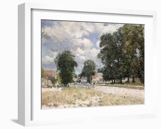 The Road to Marly-Le-Roi-Alfred Sisley-Framed Giclee Print