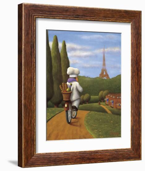 The Road to Paris-Bryan Ubaghs-Framed Giclee Print