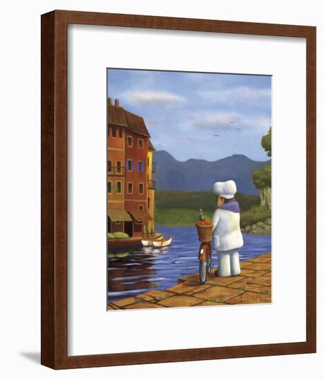 The Road to Portofino-Bryan Ubaghs-Framed Giclee Print