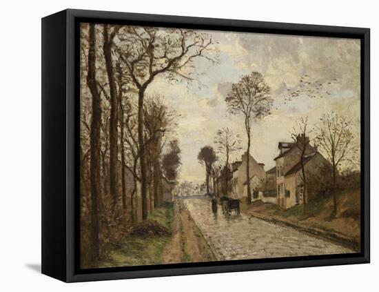 The Road to Saint-Cyr at Louveciennes, Circa 1870-Mary Cassatt-Framed Premier Image Canvas