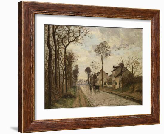 The Road to Saint-Cyr at Louveciennes, Circa 1870-Mary Cassatt-Framed Giclee Print