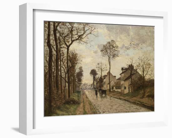 The Road to Saint-Cyr at Louveciennes, Circa 1870-Mary Cassatt-Framed Giclee Print