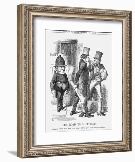 The Road to Sheffield, 1867-John Tenniel-Framed Giclee Print