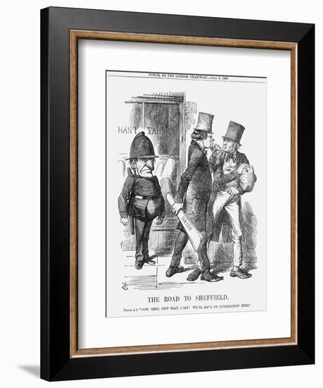 The Road to Sheffield, 1867-John Tenniel-Framed Giclee Print