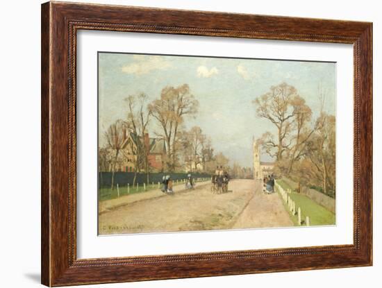 The Road to Sydenham, 1871-Camille Pissarro-Framed Giclee Print