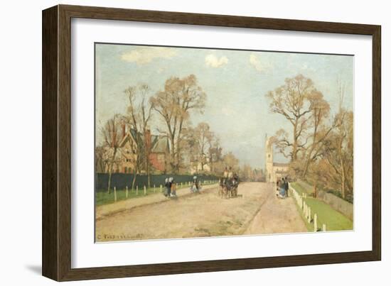 The Road to Sydenham-Camille Pissarro-Framed Giclee Print