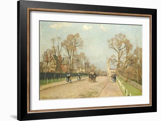 The Road to Sydenham-Camille Pissarro-Framed Giclee Print