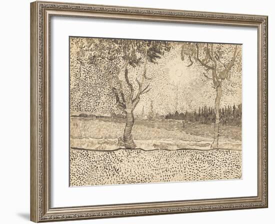 The Road to Tarascon, 1888-Vincent van Gogh-Framed Giclee Print