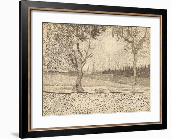 The Road to Tarascon, 1888-Vincent van Gogh-Framed Giclee Print