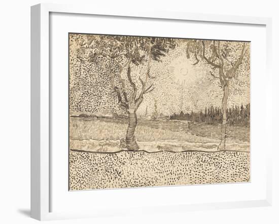 The Road to Tarascon, 1888-Vincent van Gogh-Framed Giclee Print