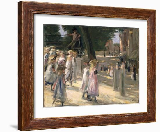 The Road to the School at Edam-Max Liebermann-Framed Giclee Print