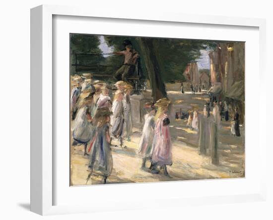 The Road to the School at Edam-Max Liebermann-Framed Giclee Print