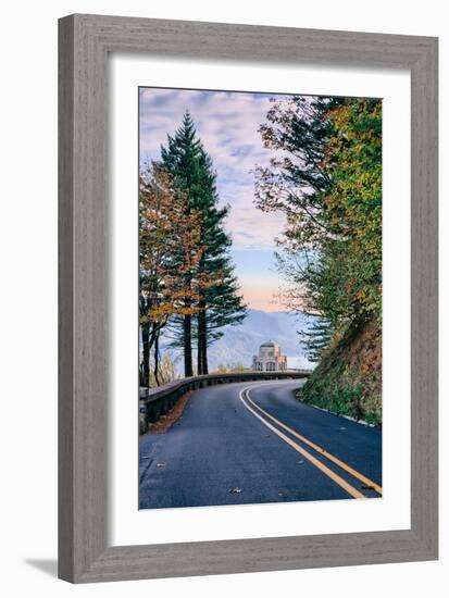 The Road to Vista House, Columbia River Gorge, Oregon-Vincent James-Framed Photographic Print