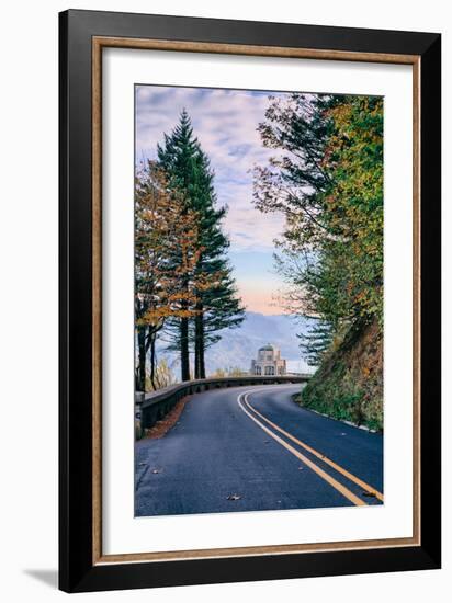 The Road to Vista House, Columbia River Gorge, Oregon-Vincent James-Framed Photographic Print