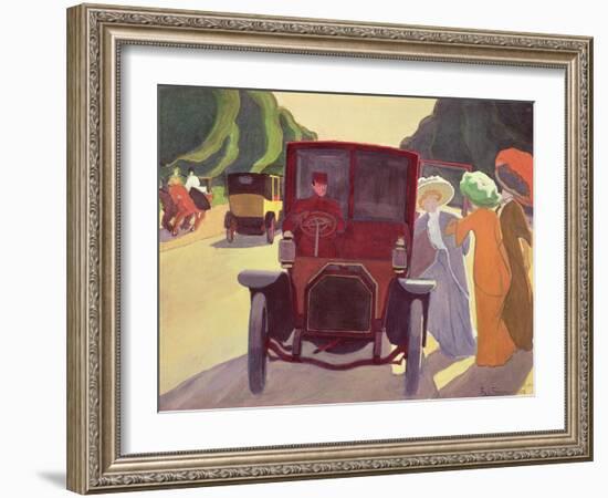 The Road with Acacias, 1908-Roger de La Fresnaye-Framed Giclee Print